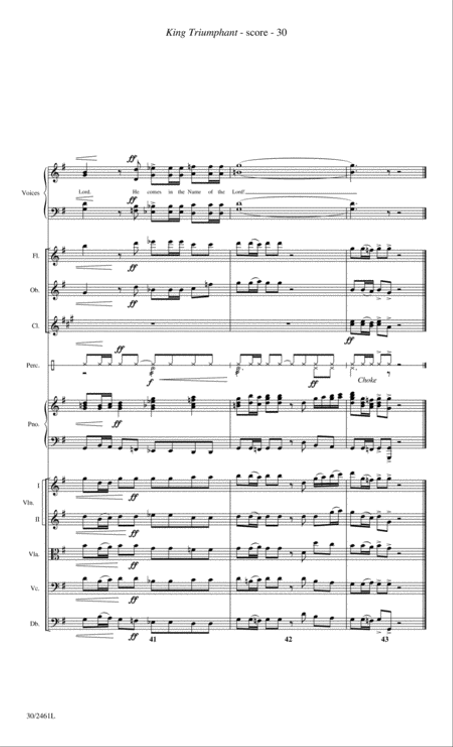 Journey to the Cross - Orchestral Score and Parts Choir scores gallery preview page 32