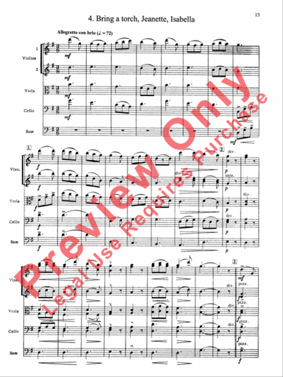 Suite of Carols Suite of Carols String Orchestra scores gallery preview page 14