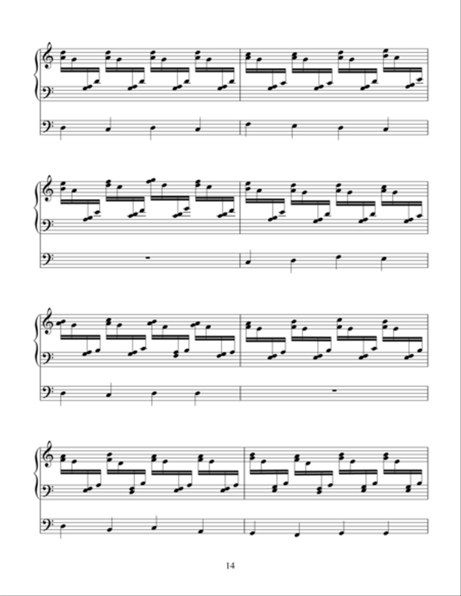 Three Preludes on Gregorian Sequences Organ scores gallery preview page 6