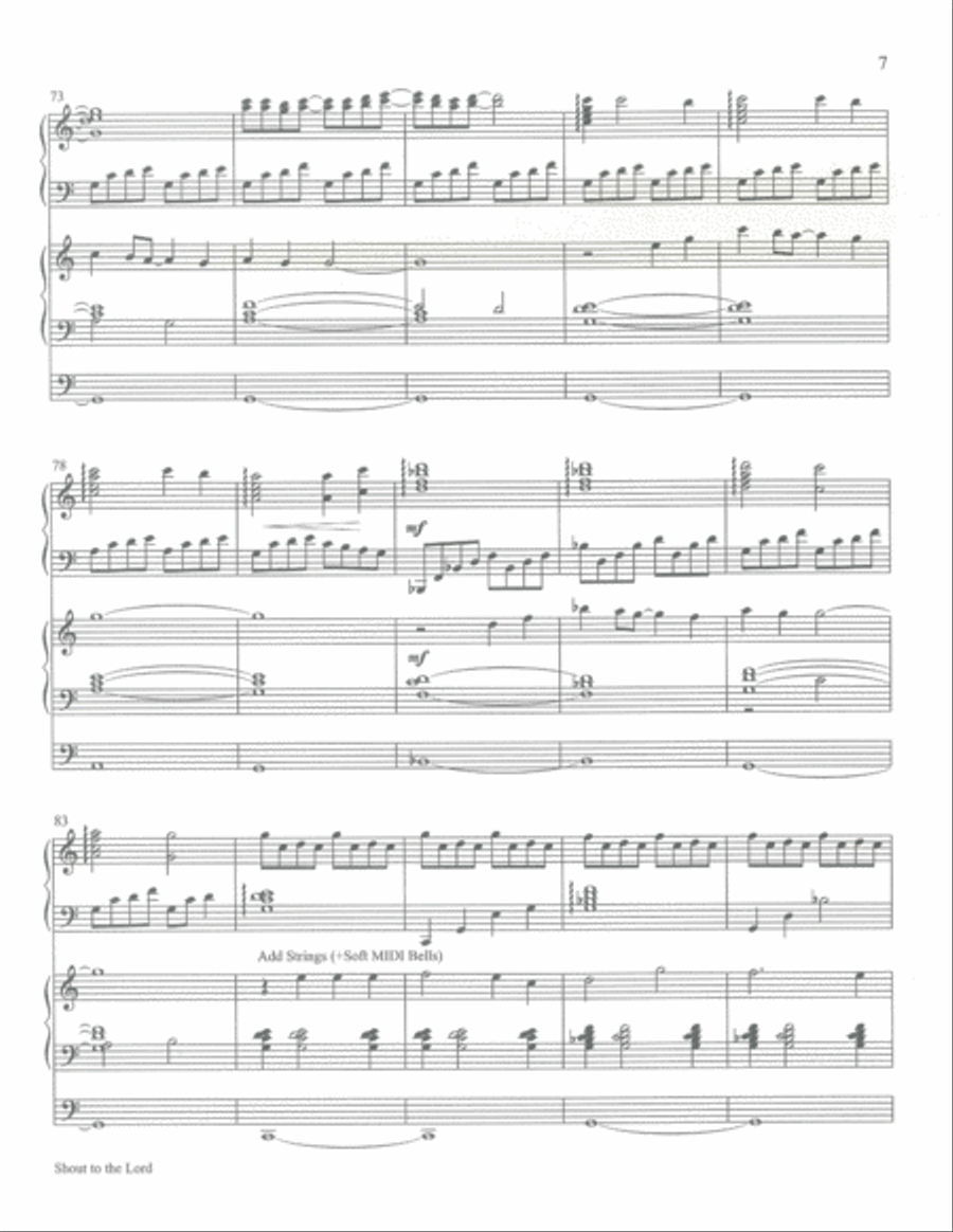 Shout to the Lord Organ scores gallery preview page 8