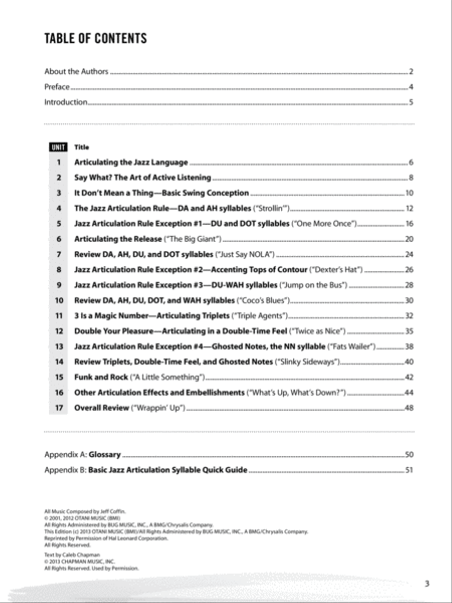 The Articulate Jazz Musician Jazz Ensemble scores gallery preview page 3