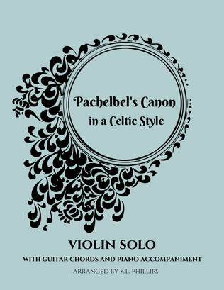 Book cover for Pachelbel's Canon in a Celtic Style - Violin Solo