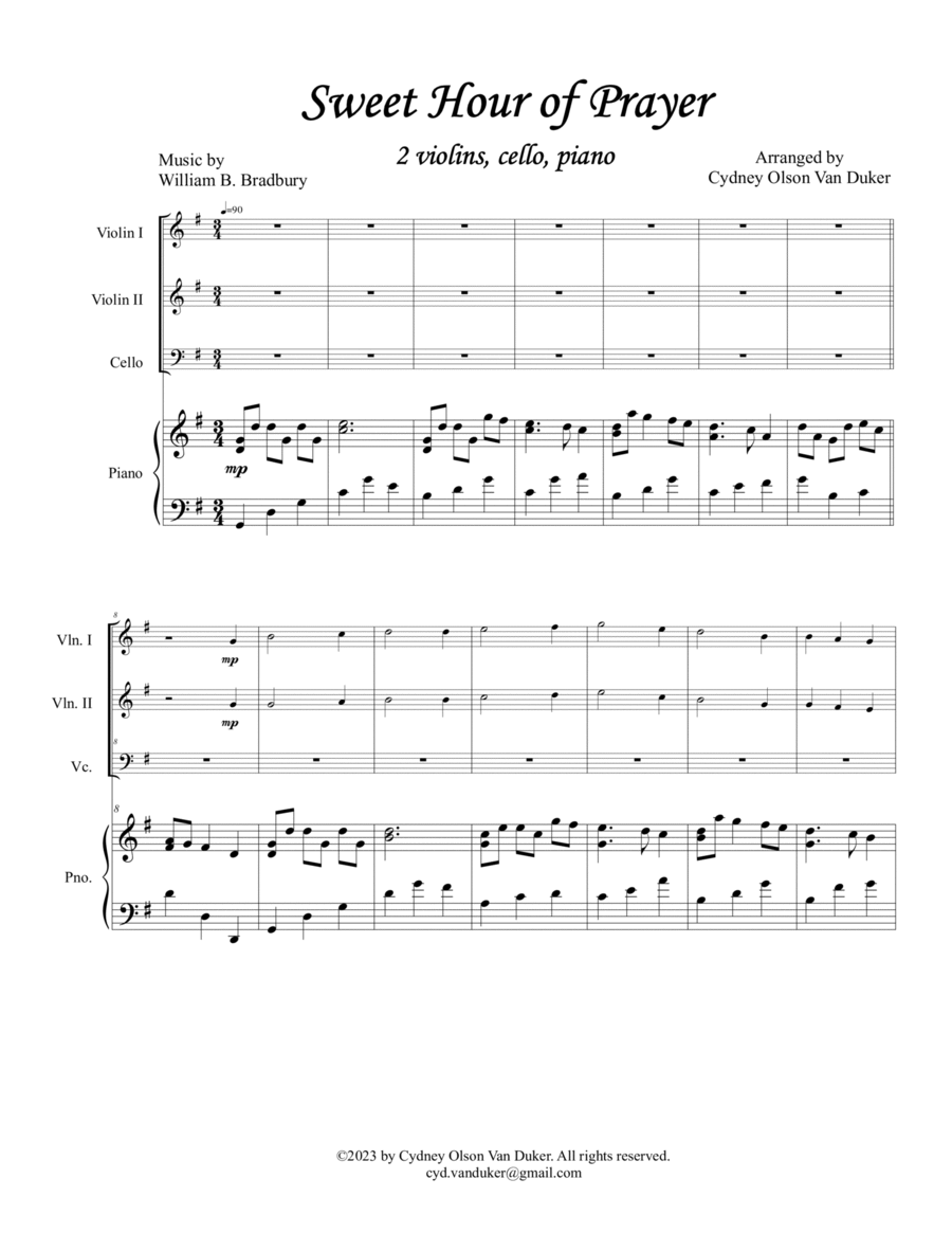 2 violins cello clearance piano