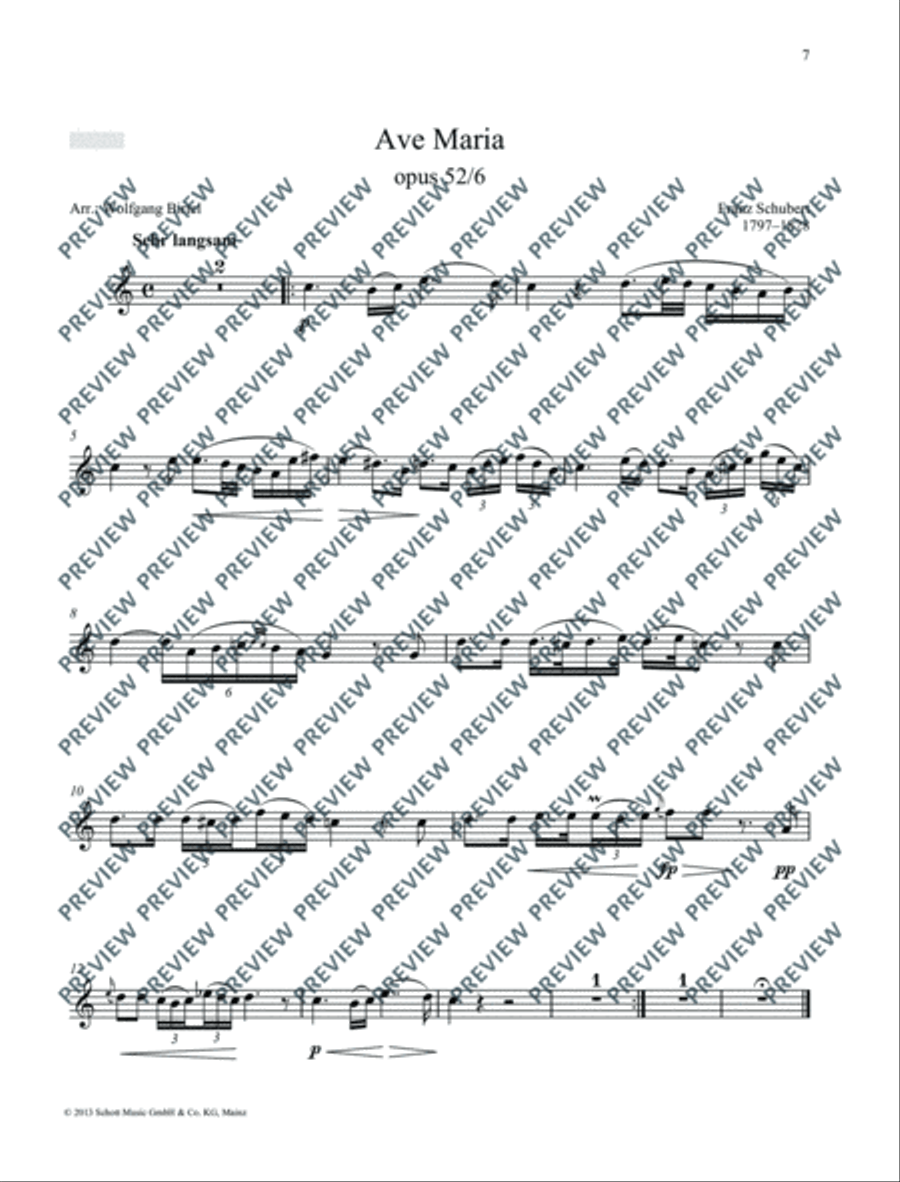 Classical Highlights for Flute Flute Solo scores gallery preview page 8