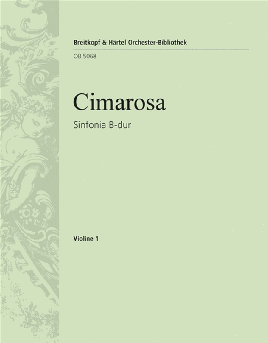 Sinfonia in Bb major Orchestra scores gallery preview page 1