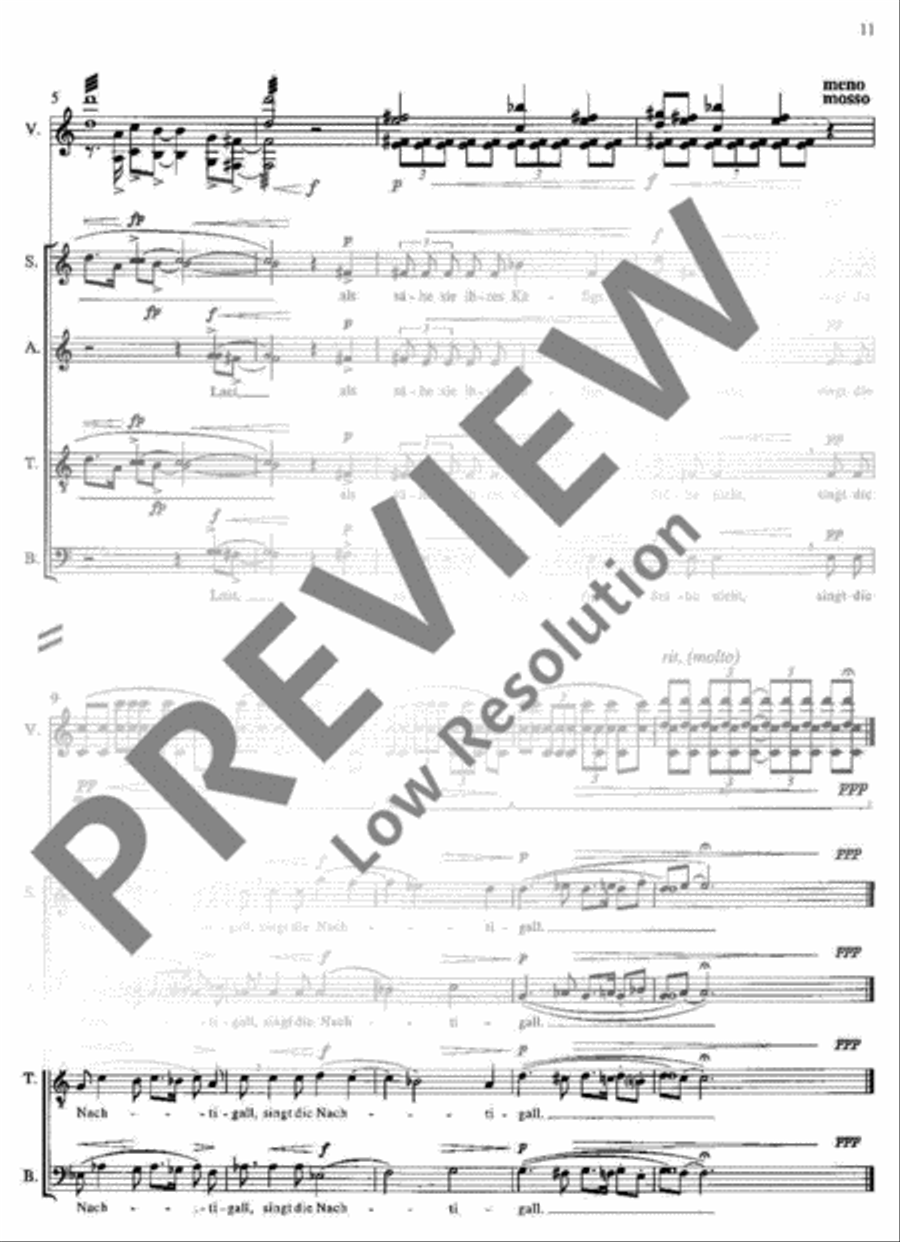 11 Haiku 4-Part scores gallery preview page 12