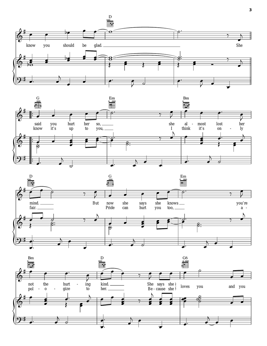 She Loves You Acoustic Guitar scores gallery preview page 3