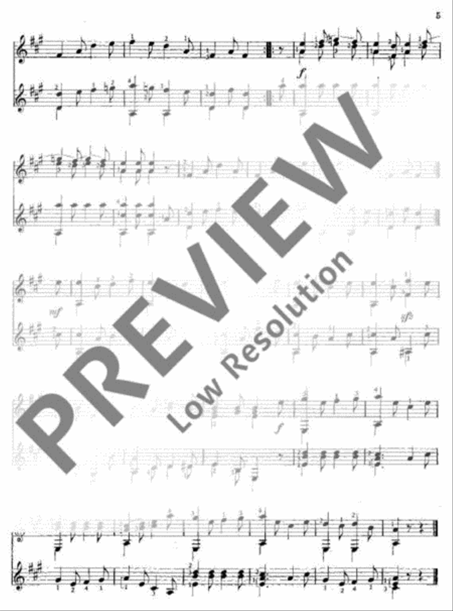 Easy Progressive Pieces Classical Guitar scores gallery preview page 6