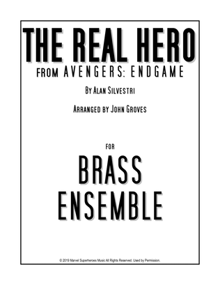 Book cover for The Real Hero