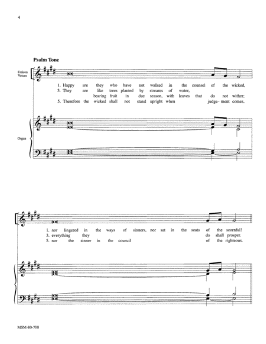 Psalms for the Church Year SSA scores gallery preview page 4