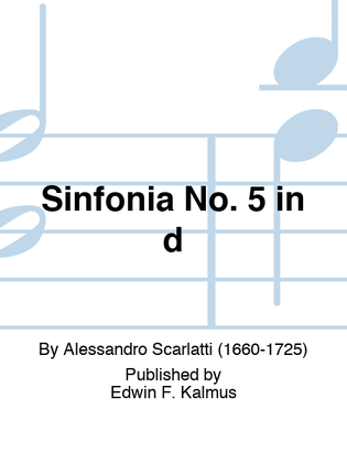 Sinfonia No. 5 in d