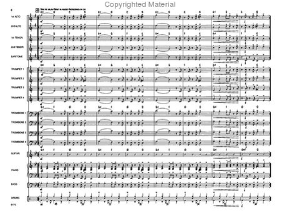 Baja Breeze Baja Breeze Jazz Ensemble scores gallery preview page 8