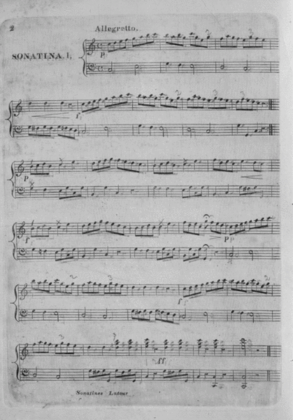 Four Progressive Sonatinas for the Piano Forte