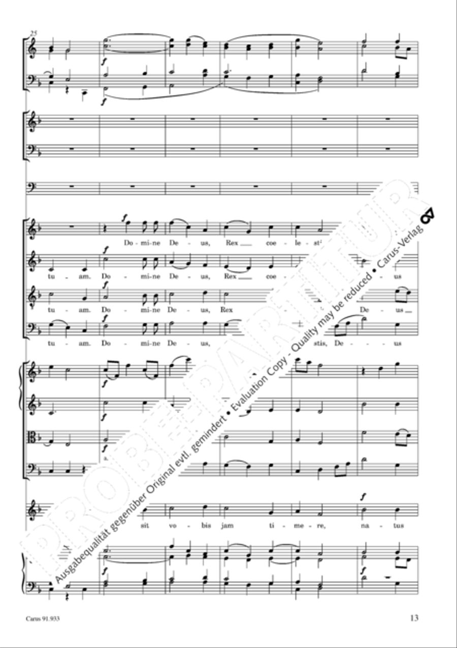 Missa carminum 4-Part scores gallery preview page 16