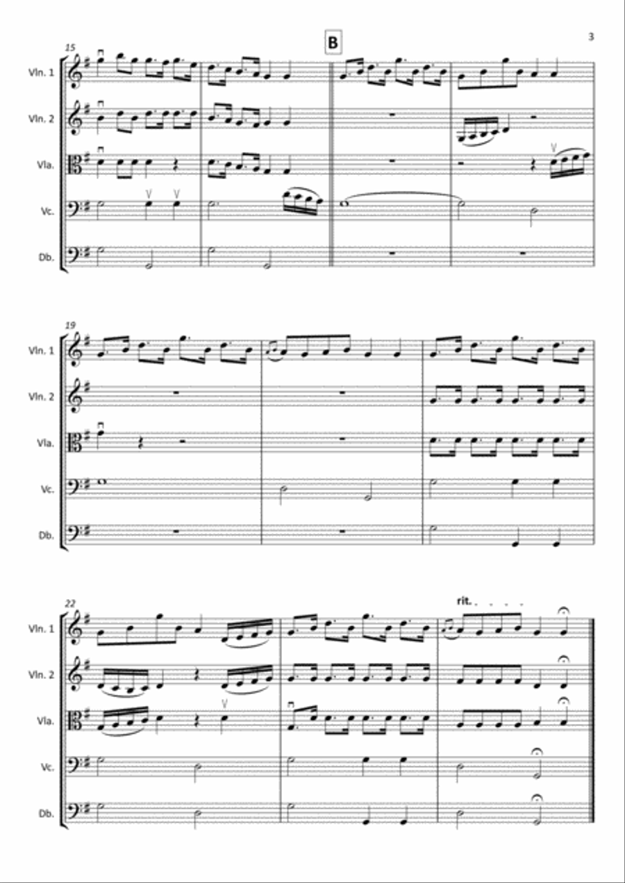Sir Harry Flutter Sir Harry Flutter String Orchestra scores gallery preview page 3