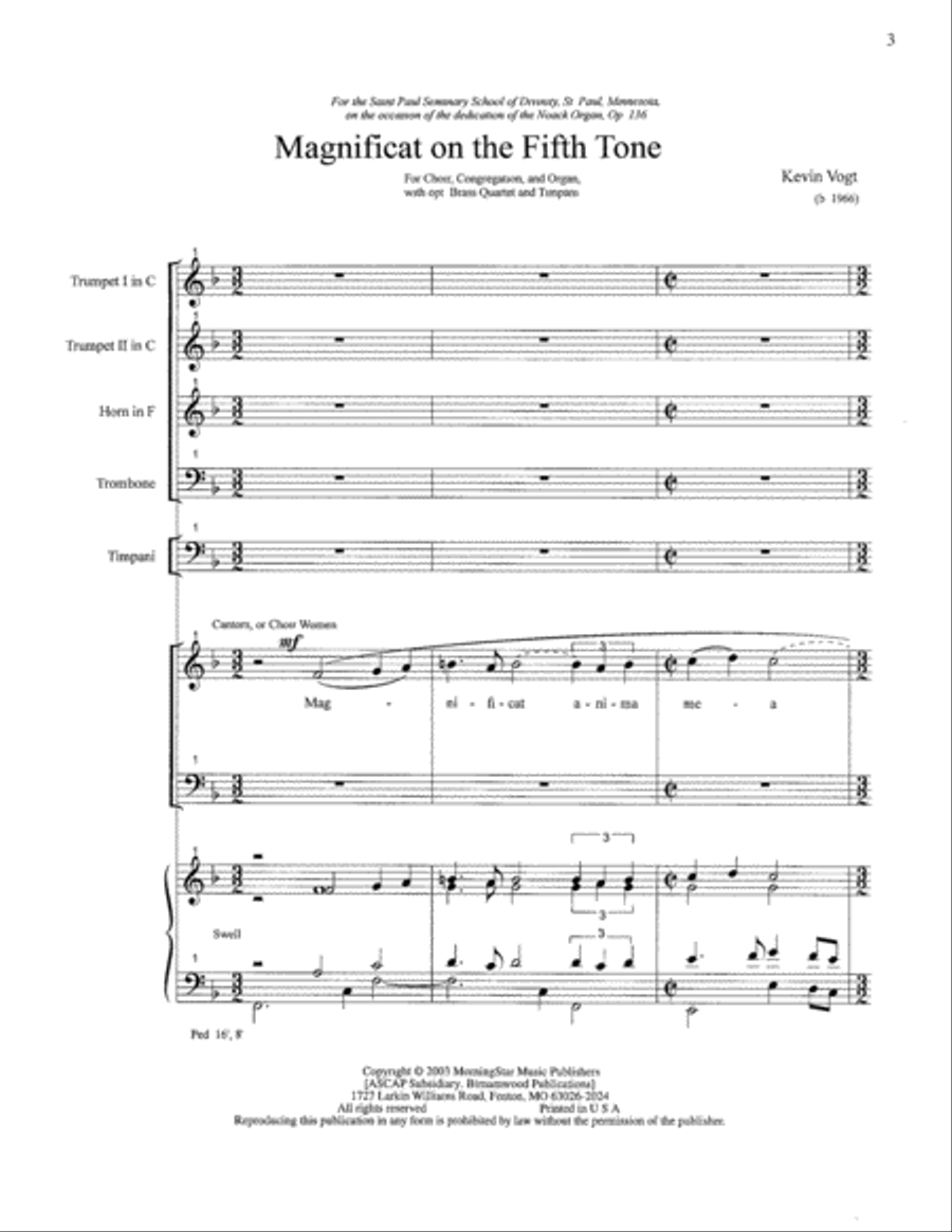 Magnificat on the Fifth Tone Choir scores gallery preview page 2