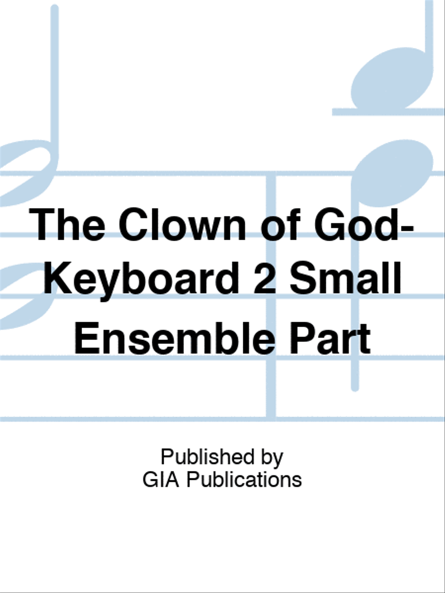 The Clown of God-Keyboard 2 Small Ensemble Part Small Ensemble scores gallery preview page 1