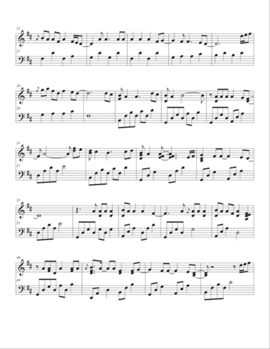 Fields Of Gold Piano Solo scores gallery preview page 2