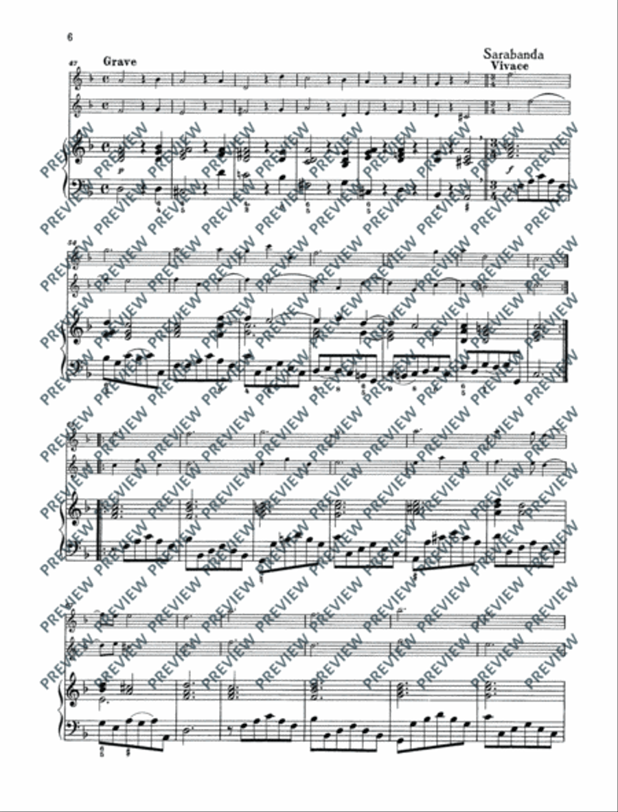 Twelve Chamber Sonatas Cello scores gallery preview page 7