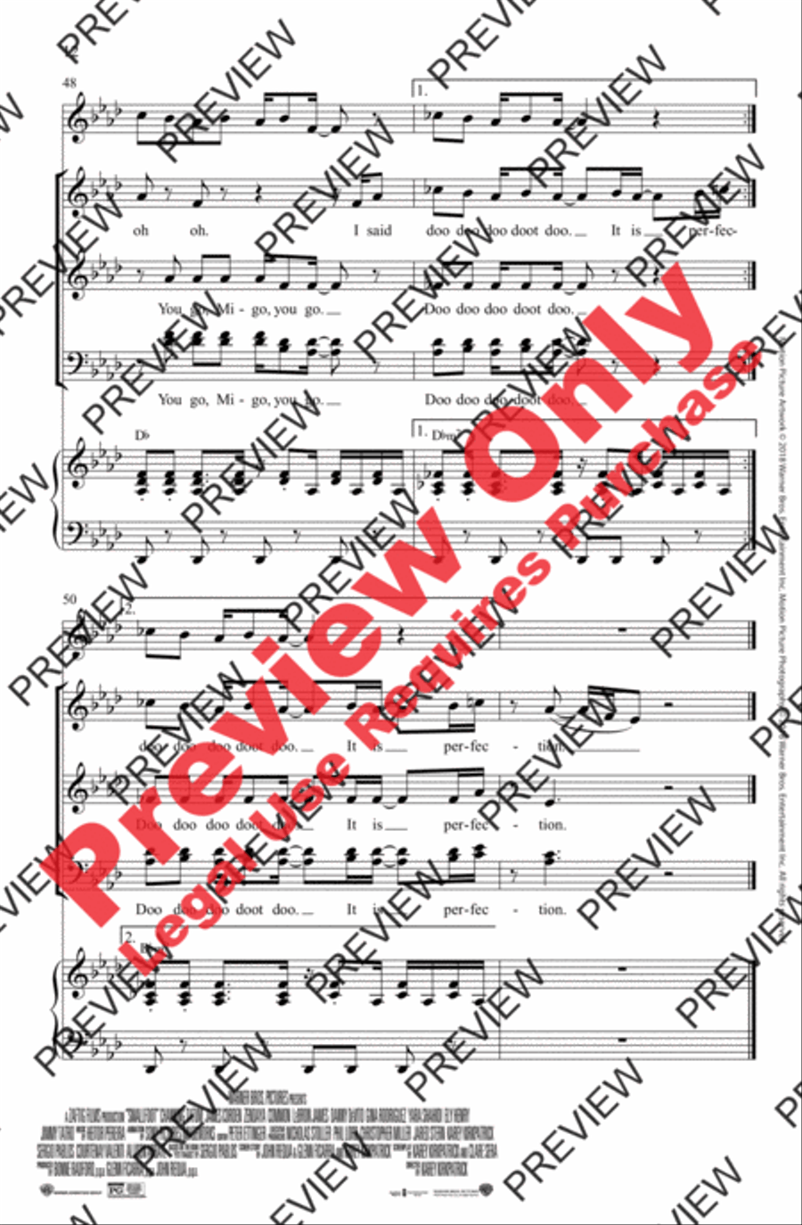 Perfection 4-Part scores gallery preview page 12