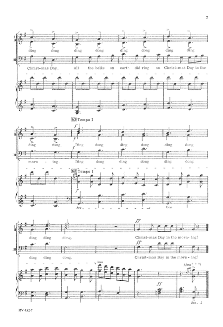 I Saw Three Ships I Saw Three Ships 3-Part scores gallery preview page 8