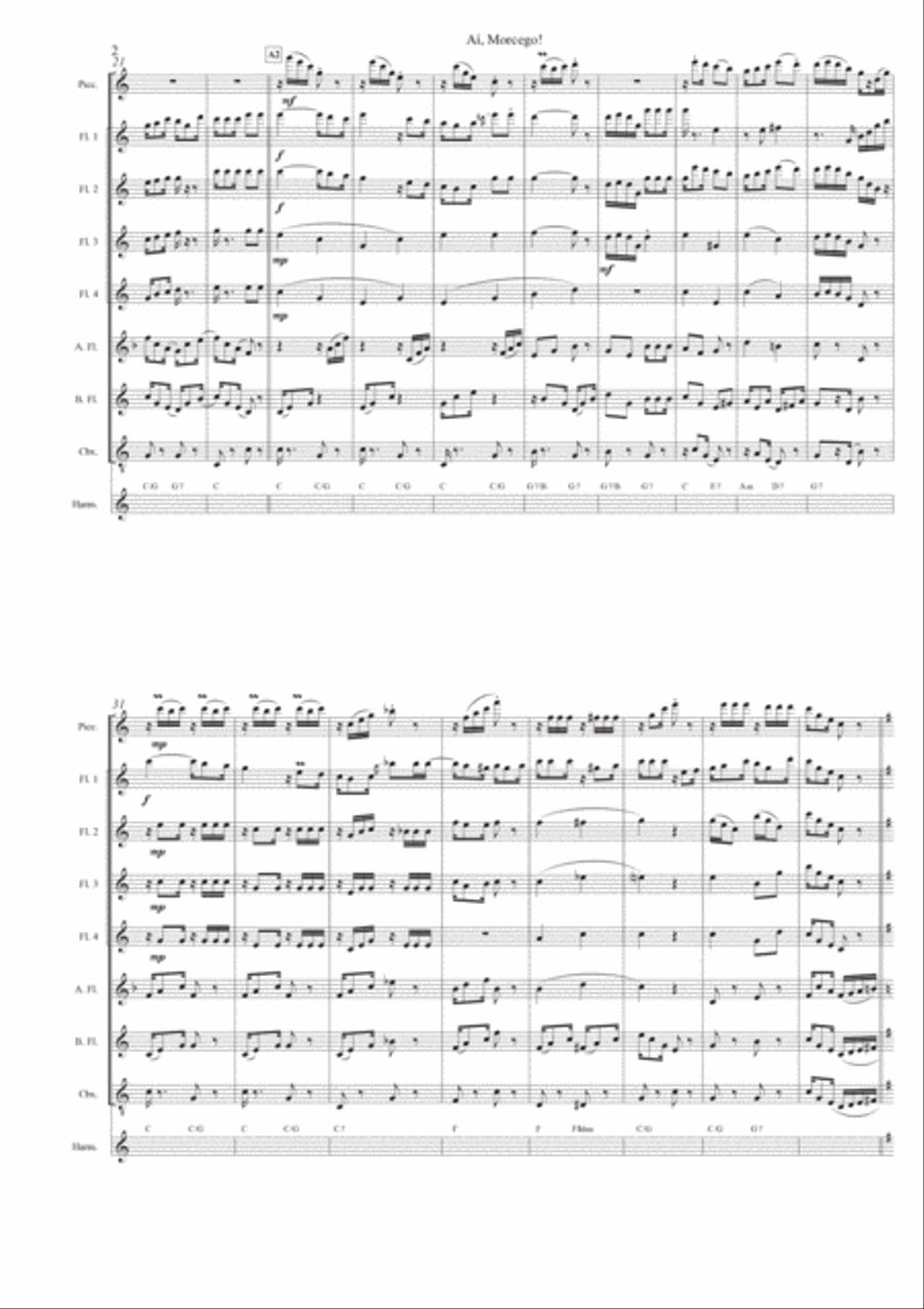 Aí, Morcego! Woodwind Ensemble scores gallery preview page 4