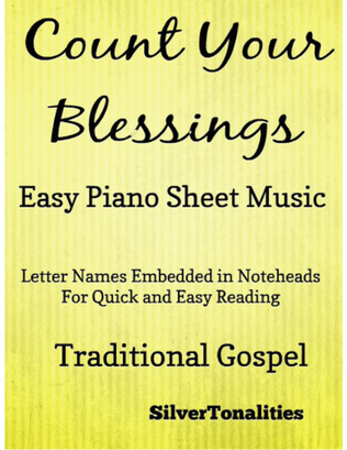 Count Your Blessings Easy Piano Sheet Music