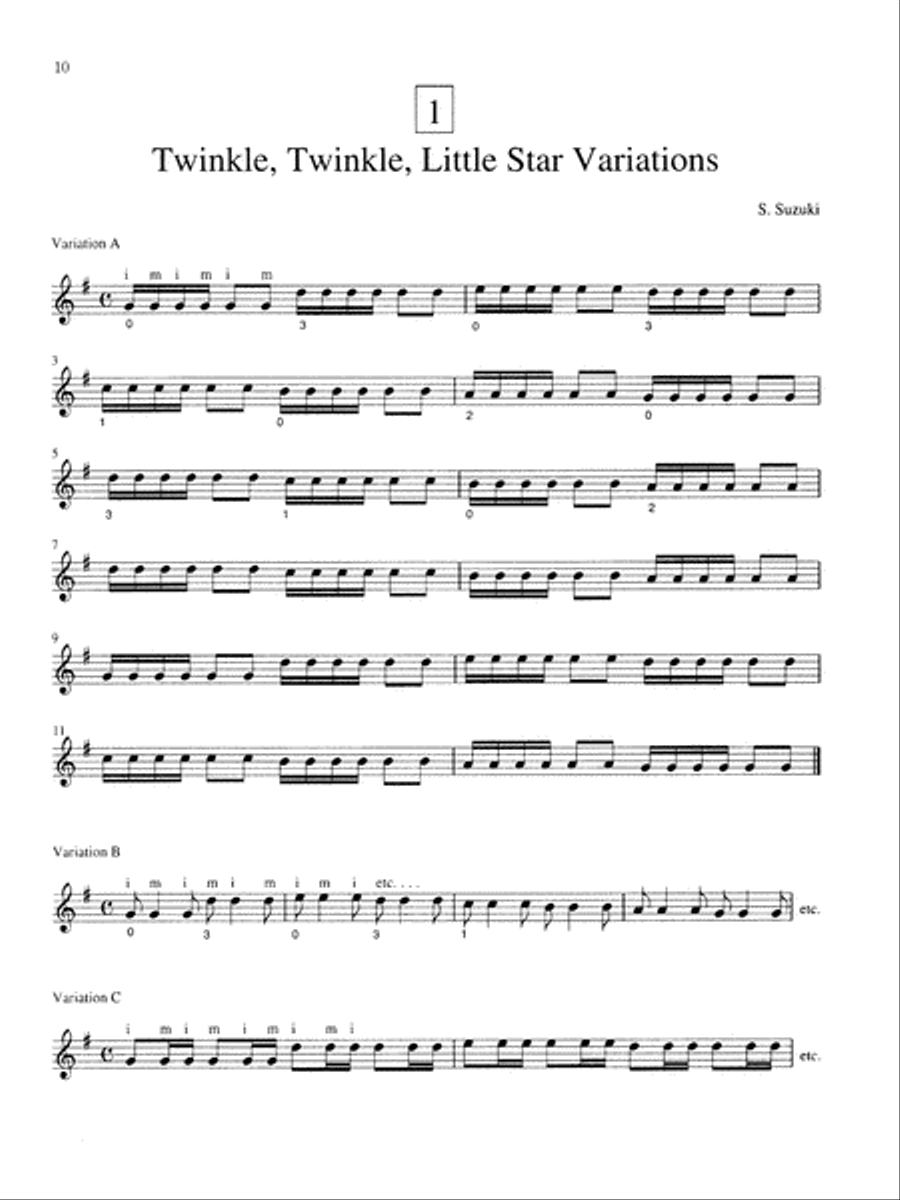 Suzuki Guitar School, Volume 1 Easy Guitar scores gallery preview page 5