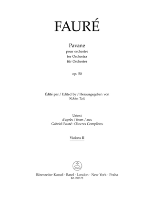 Pavane fur Orchester op. 50