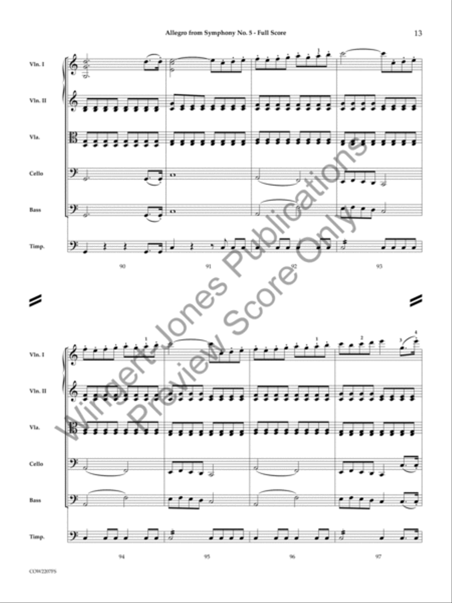 Allegro String Orchestra scores gallery preview page 12