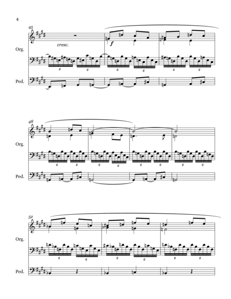 Sonata In G For Organ-Second Movement