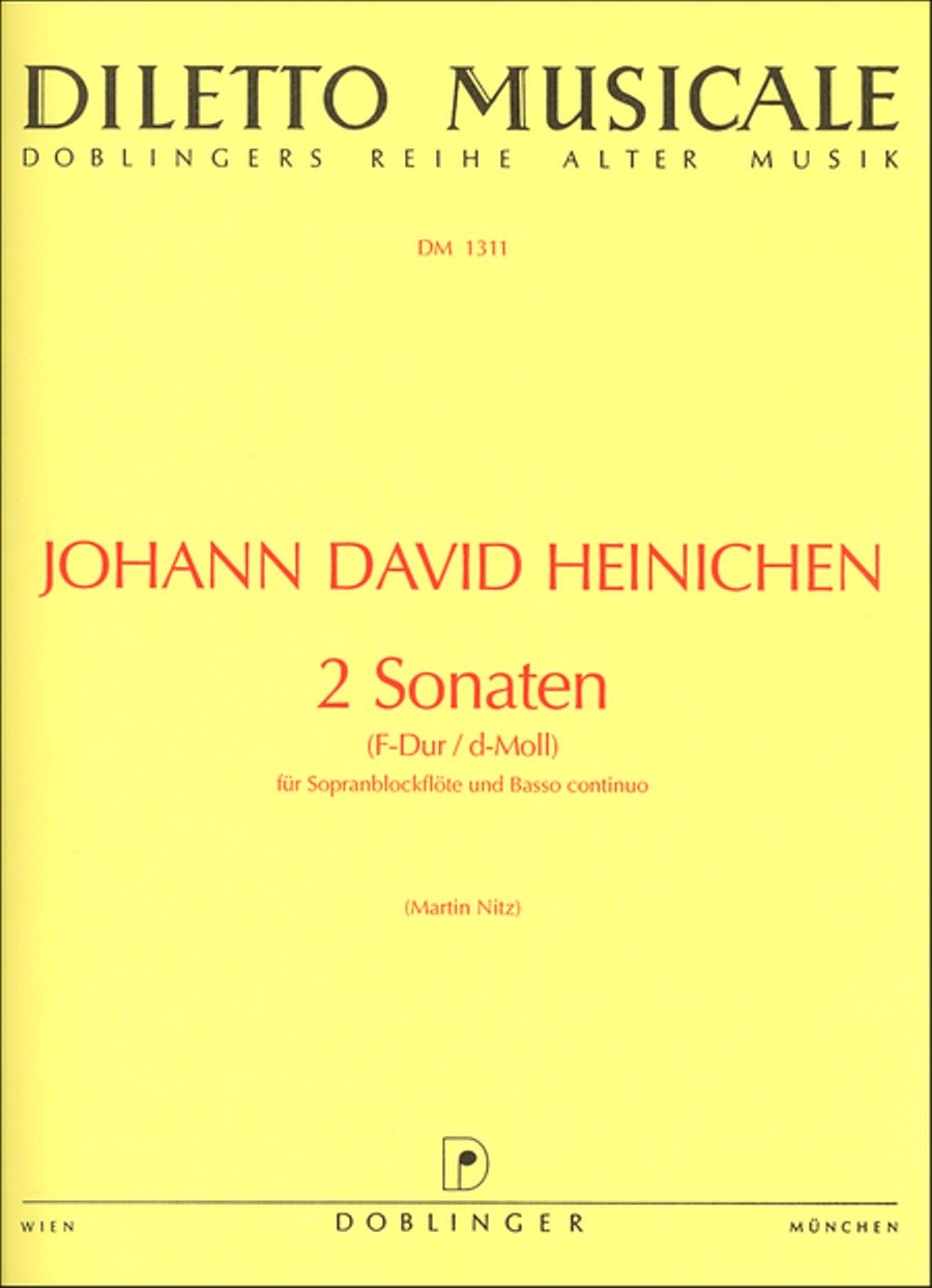 2 Sonaten (F-Dur / d-moll) Flute scores gallery preview page 1