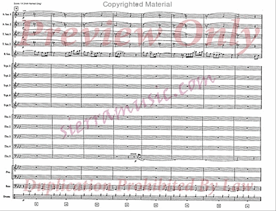 A Smith Named Greg Jazz Ensemble scores gallery preview page 3