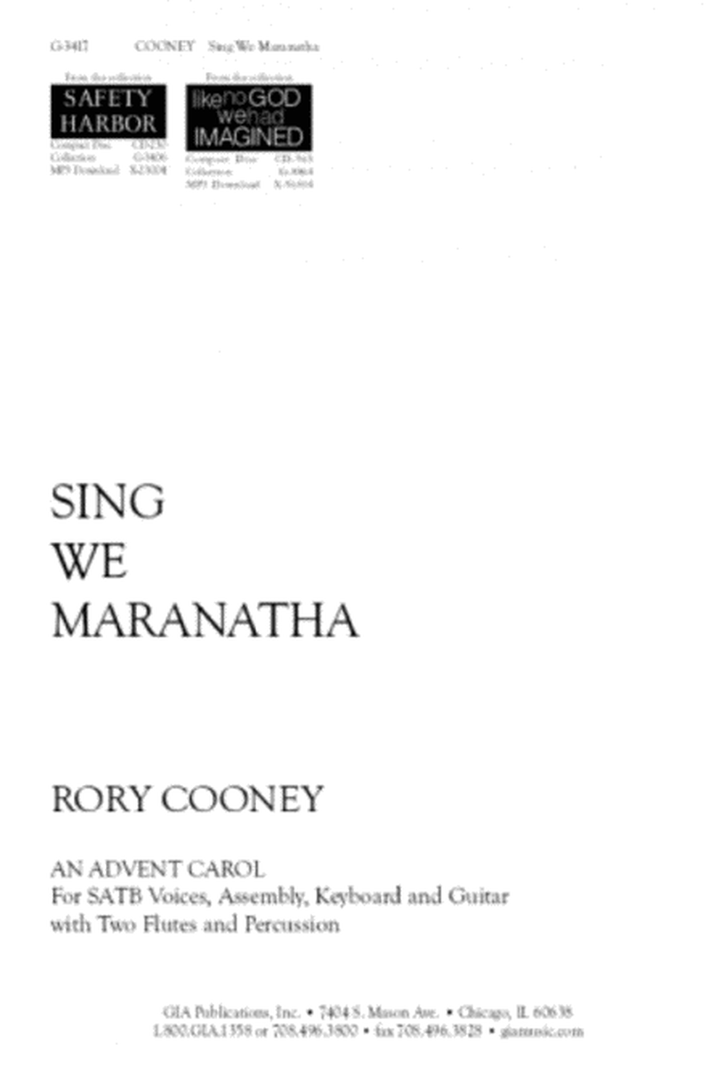Sing We Maranatha image number null