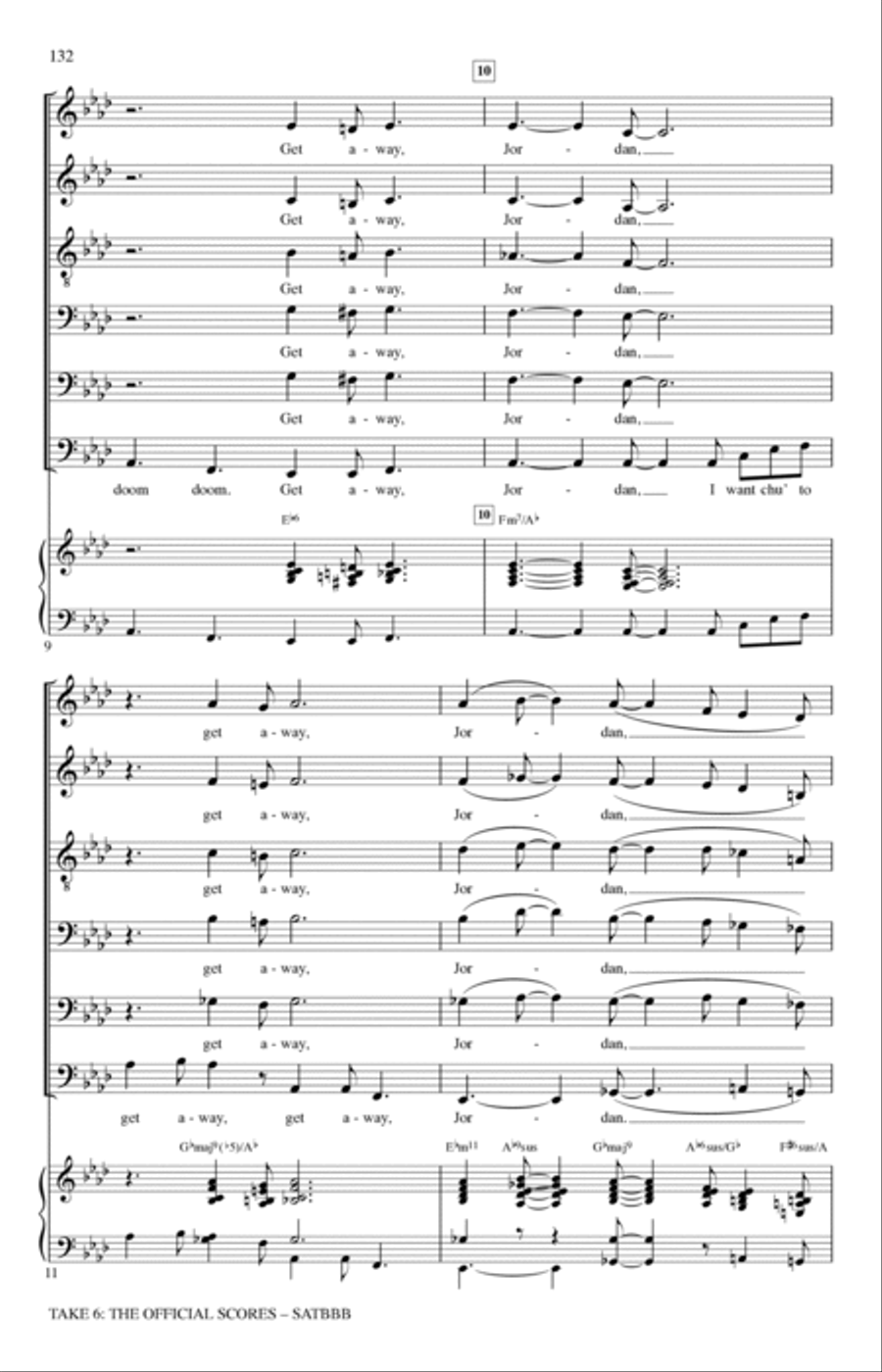 Get Away Jordan Get Away Jordan A Cappella scores gallery preview page 3