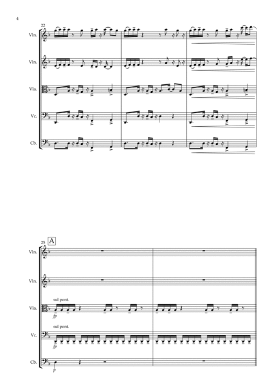 Another Brick In The Wall Cello scores gallery preview page 4