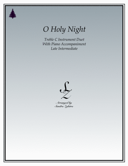 O Holy Night (treble C instrument duet) image number null