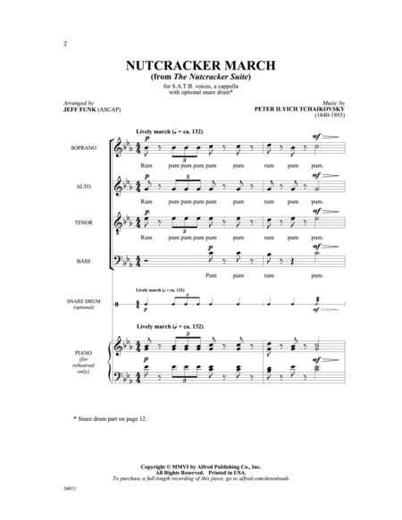 Nutcracker March (from The Nutcracker Suite) image number null