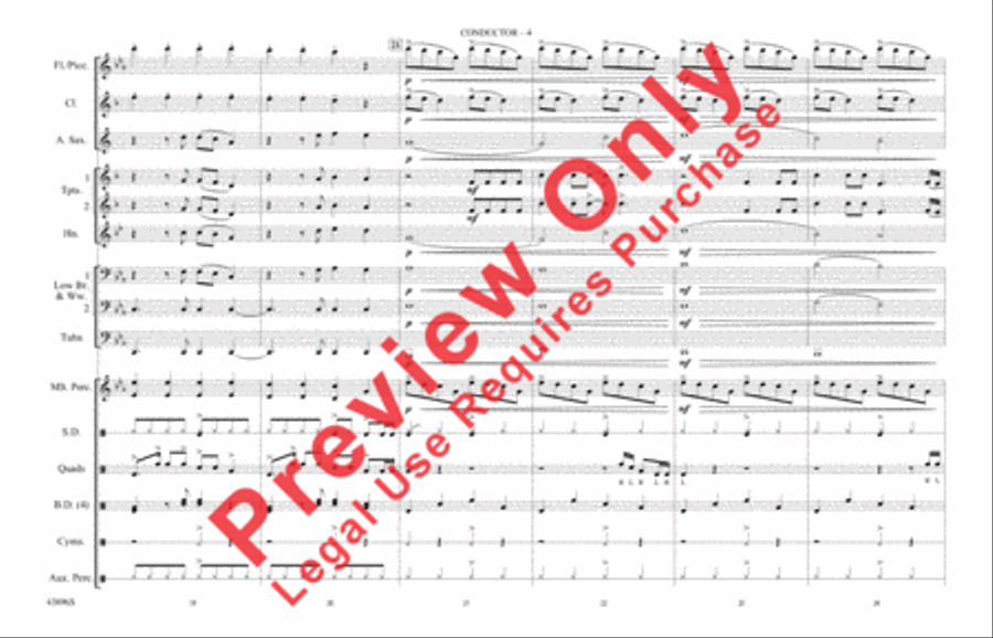 Dark Horse Marching Band scores gallery preview page 5
