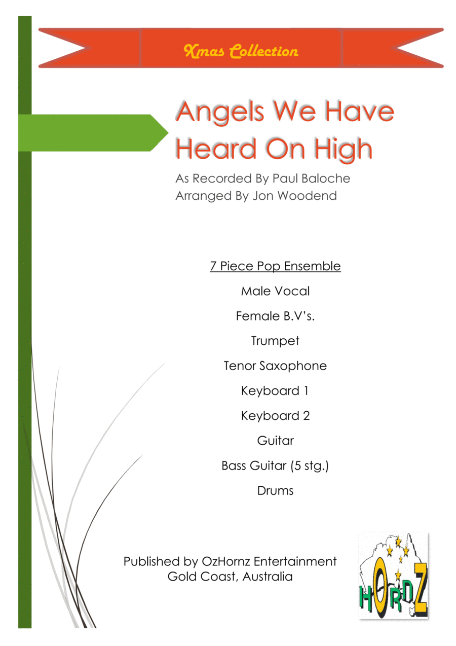 Angels We Have Heard On High Angels We Have Heard On High Large Ensemble scores gallery preview page 1