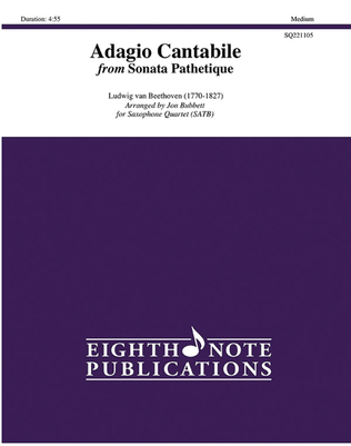 Book cover for Adagio Cantabile from Sonata Pathetique