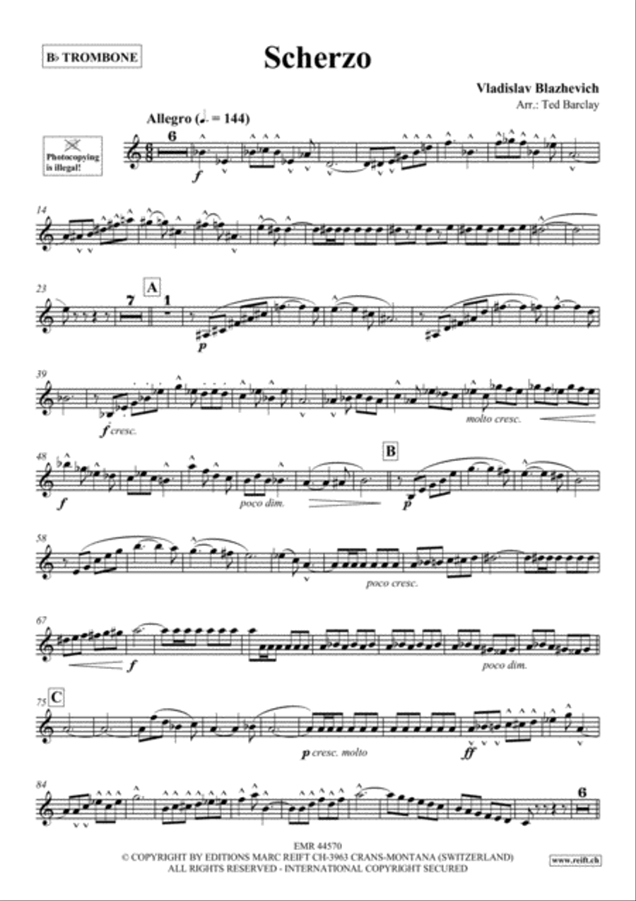 Scherzo Scherzo Piano Accompaniment scores gallery preview page 5