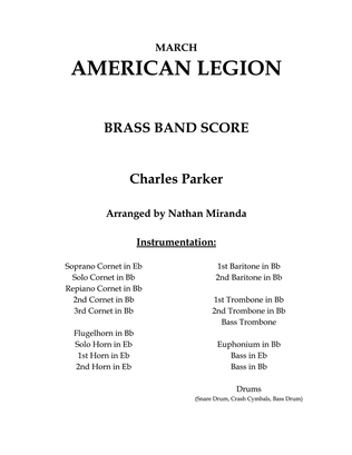 Book cover for American Legion March