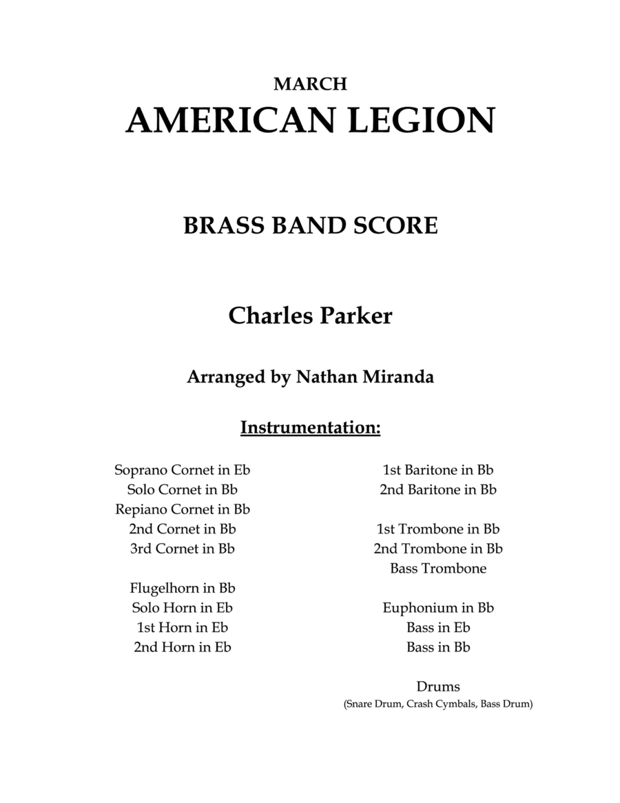 Book cover for American Legion March