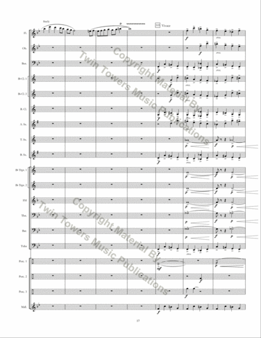Running With Scissors Concert Band scores gallery preview page 18