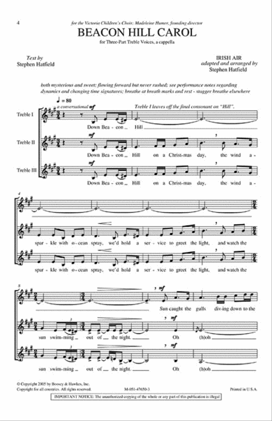 Beacon Hill Carol 3-Part scores gallery preview page 2