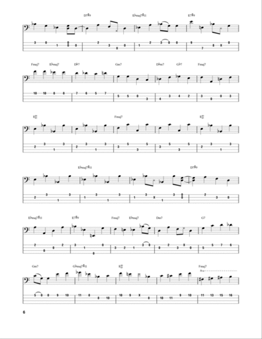 E.S.P. Guitar Tablature scores gallery preview page 6