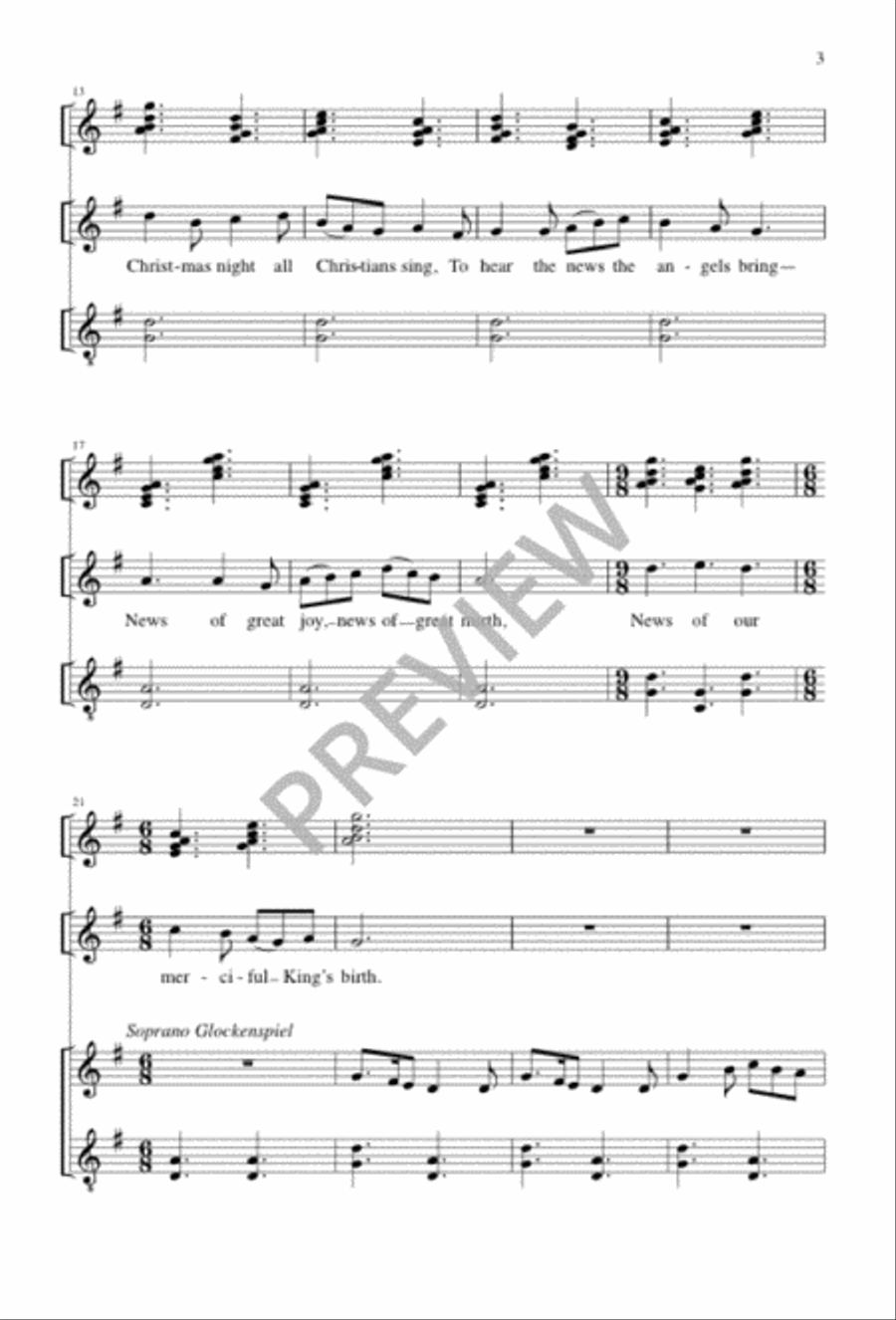 Sussex Carol Sussex Carol 2-Part scores gallery preview page 3