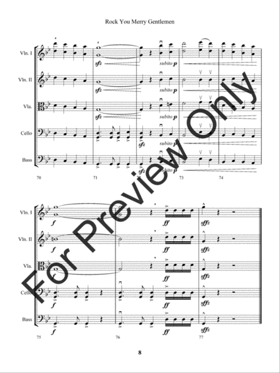 Sailing Kites Sailing Kites String Orchestra scores gallery preview page 11