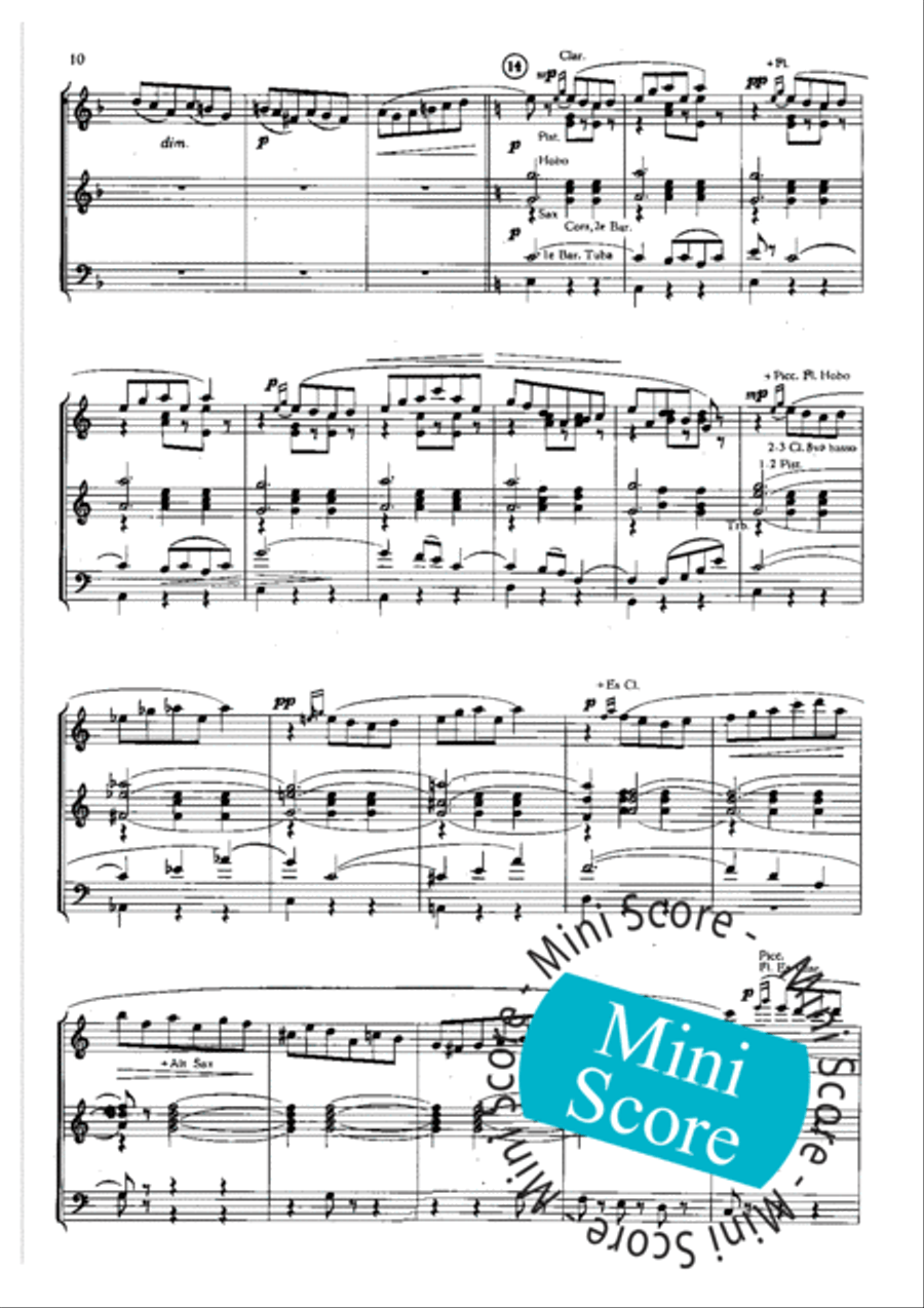 Ballet D'Isoline Ballet D'Isoline Concert Band scores gallery preview page 12